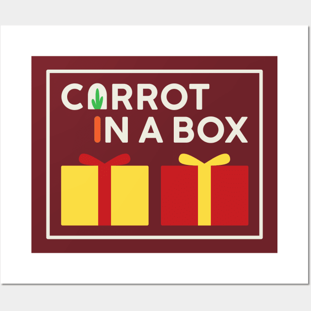 Carrot in a Box Wall Art by thedustyshelves